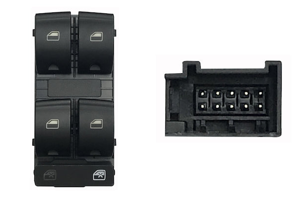 Botonera de puerta delantera — AUDI A4 / SEAT EXEO (desde 2004) — izquierdo - izquierdo