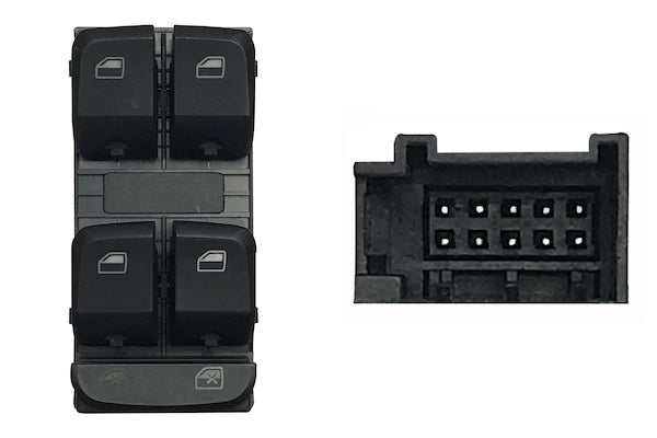 Mando de elevalunas para AUDI A43/A5/Q5 (desde 2007) - Izquierdo