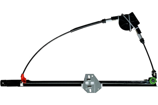 Elevalunas eléctrico delantero — VOLKSWAGEN TRANSPORTER (1990–2003) — Para carrocería de 3 puertas. | Sin motor - izquierdo