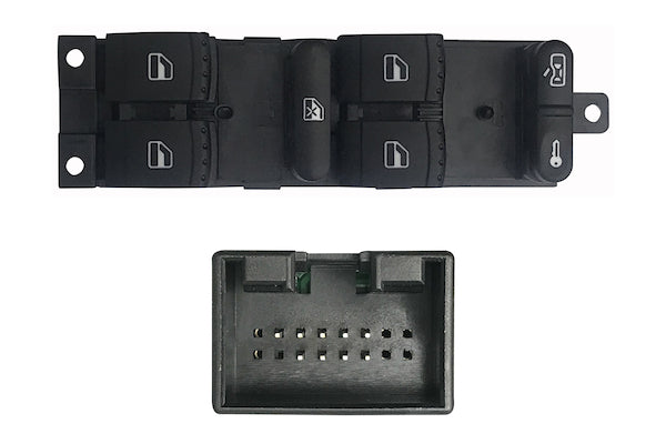 Botonera de puerta delantera — SEAT/SKODA/VW GOLF (desde 1997) — izquierdo - izquierdo