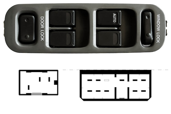 Mando de elevalunas para SUZUKI GRAND VITARA (desde 03/1998) - Izquierdo