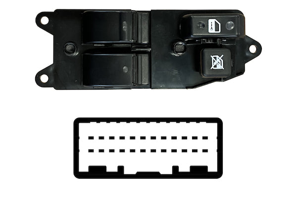 Mando de elevalunas para TOYOTA COROLLA H/B (desde 01/2004) - Izquierdo