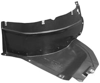 Protector del paso de rueda delantero (sección delantera) — AUDI Q3 (desde 2011) - izquierdo