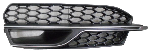 Rejilla del parachoques delantero 3/5 puertas (con moldura cromada versión S-LINE) — AUDI A3 (desde 10/2012) - izquierdo