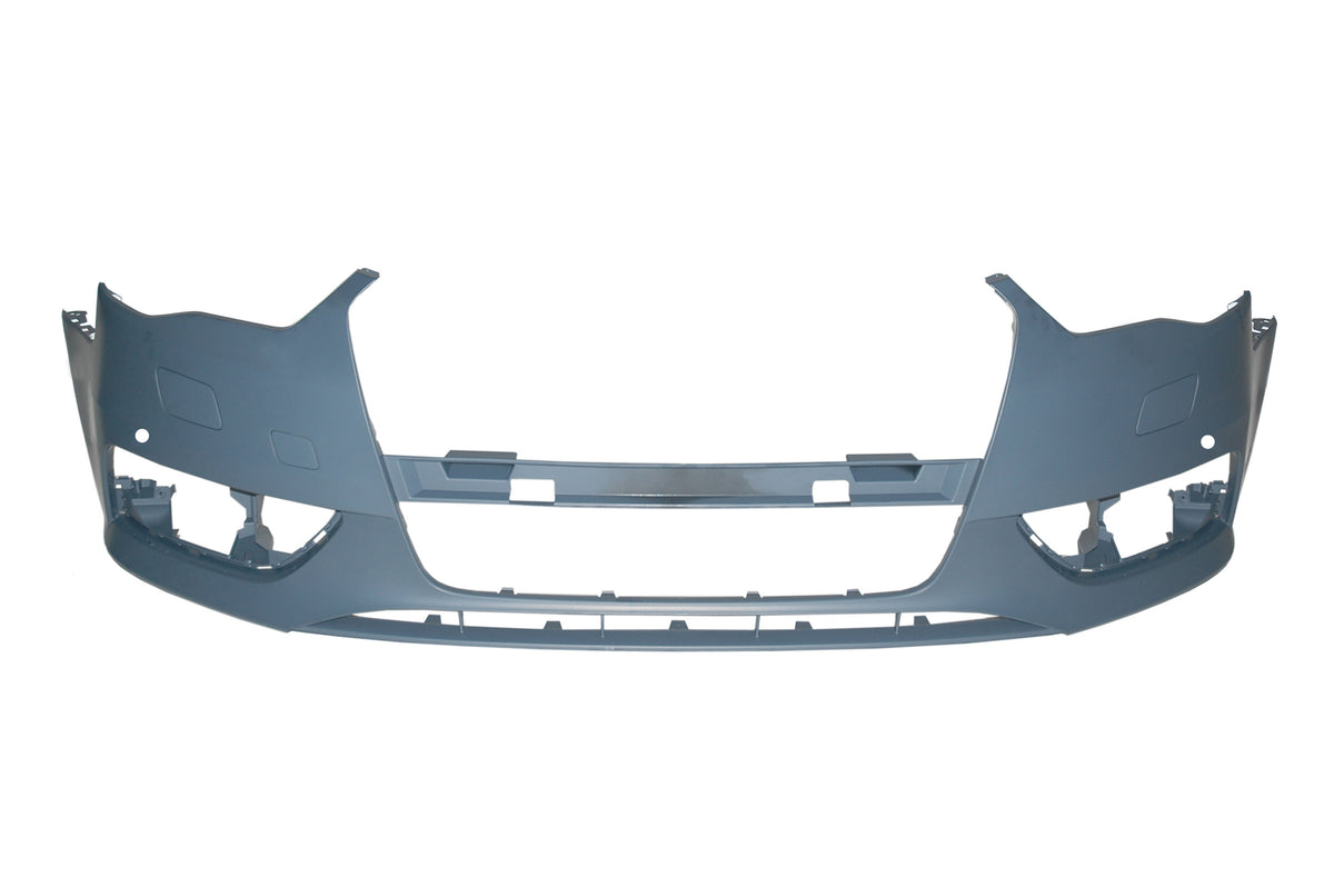 Parachoques delantero para pintar (con 2 orificios para sensores + orificio lavafaros) — AUDI A3 (desde 2013)