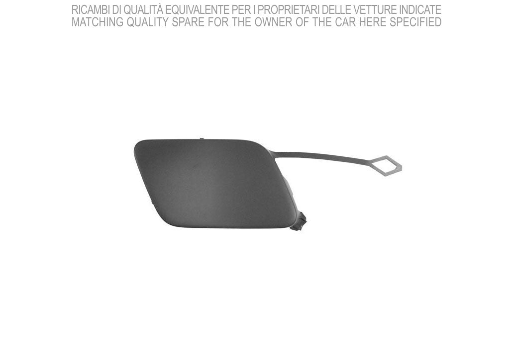 Tapa del gancho de remolque del parachoques delantero para pintar — AUDI A3 (desde 2013)