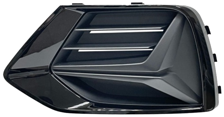 Rejilla del parachoques delantero para pintar, acabado negro — AUDI Q3 (desde 07/2018) - izquierdo