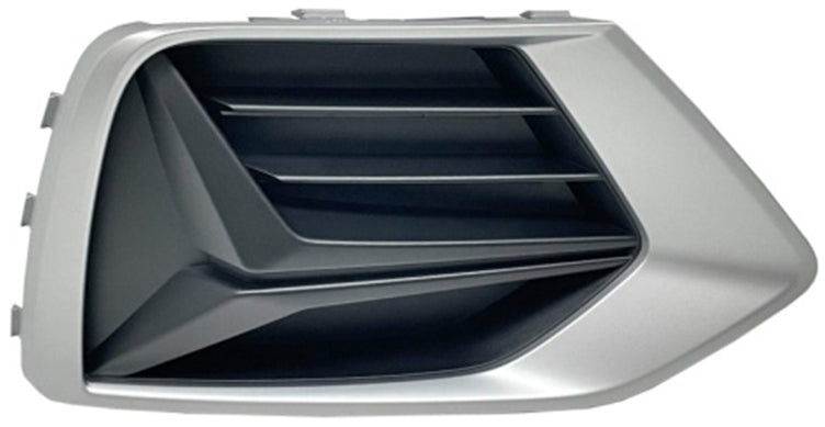 Rejilla del parachoques delantero para pintar, acabado gris — AUDI Q3 (desde 07/2018) - derecho