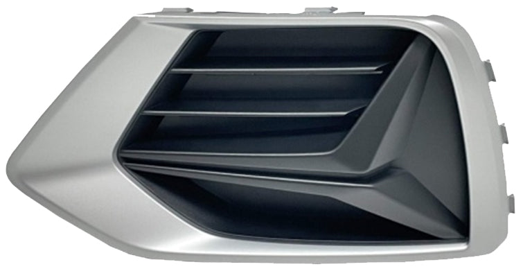 Rejilla del parachoques delantero para pintar, acabado gris — AUDI Q3 (desde 07/2018) - izquierdo