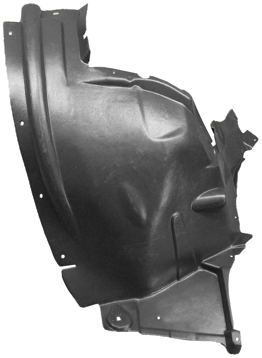 Protector del paso de rueda delantero (sección trasera) — BMW X6 E71 (desde 06/2007) - izquierdo