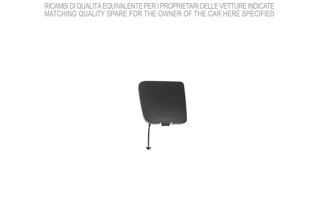Tapa del gancho de remolque rejilla del parachoques delantero para pintar — CITROËN C1 (desde 2012)