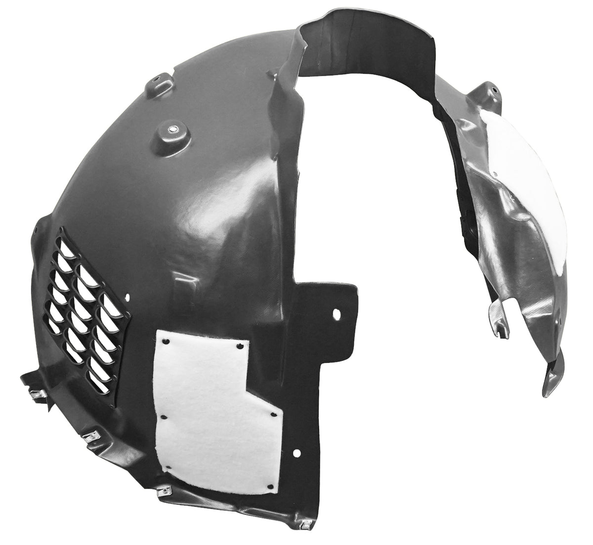 Protector del paso de rueda delantero con entrada de aire para 1.6 HDI — CITROËN C4 PICASSO (desde 2013) - derecho