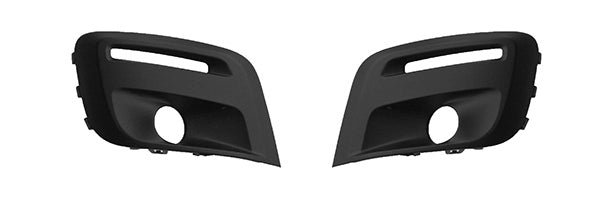 Kit de rejillas para pintar (derecho/izquierdo) del parachoques delantero con orificios para faro + luz diurna — CITROËN BERLINGO (desde 2015)