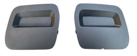 Kit (2 piezas) tapas remolque del parachoques delantero para pintar — DACIA DUSTER (desde 01/2018)