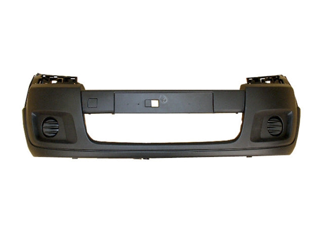 Parachoques delantero negro, configuración C/S FUROS — FIAT SCUDO / CITROËN JUMPY / PEUGEOT EXPERT (desde 2007)