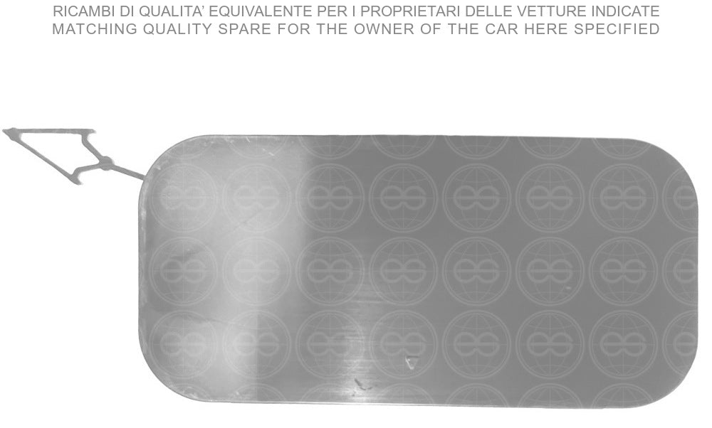 Tapa del gancho de remolque del parachoques delantero para pintar — FIAT 500X (desde 08/2018)