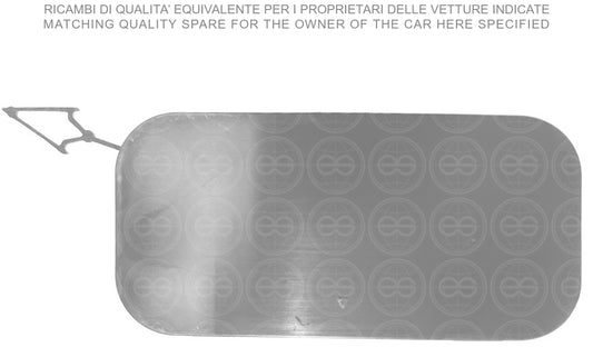 Tapa del gancho de remolque del parachoques delantero para pintar — FIAT 500X (desde 08/2018)