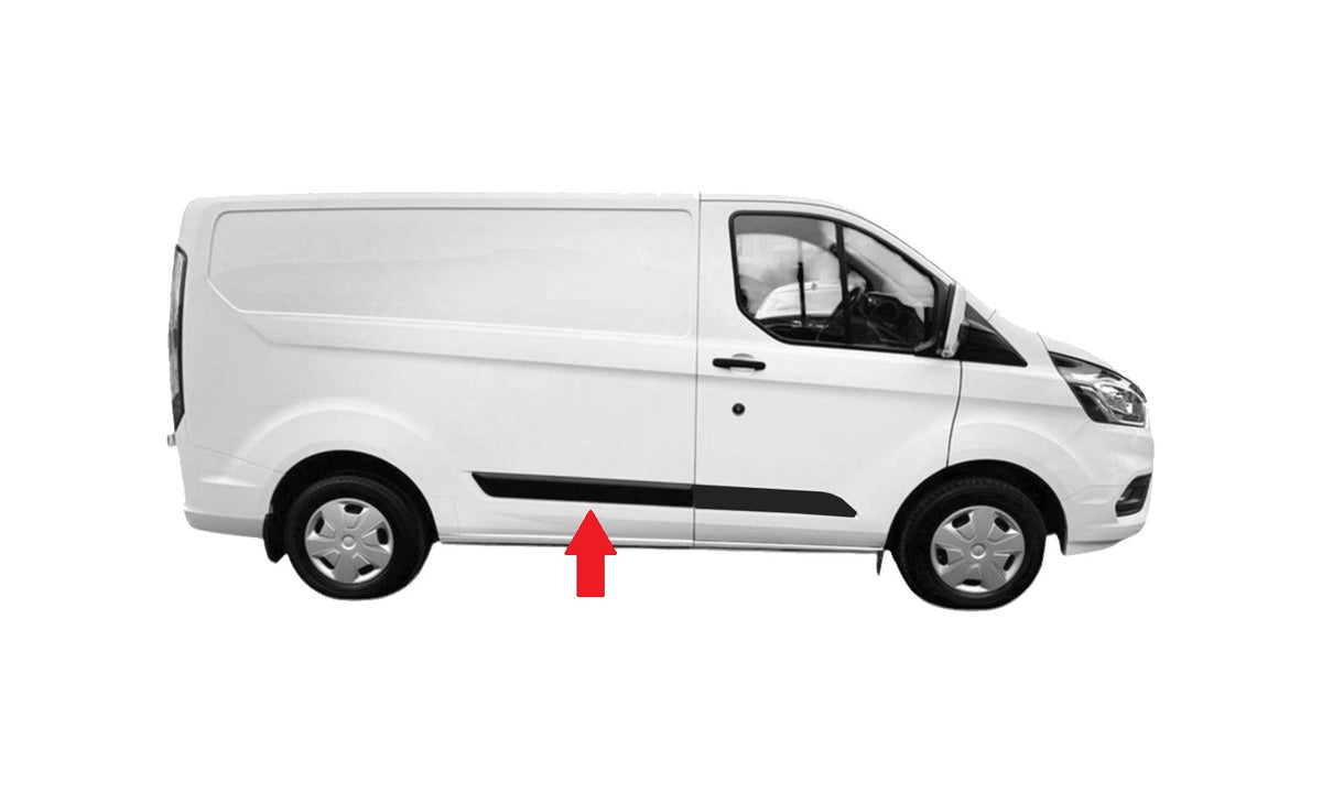 Moldura del panel trasero para pintar — FORD TRANSIT CUSTOM (desde 2013) - derecho