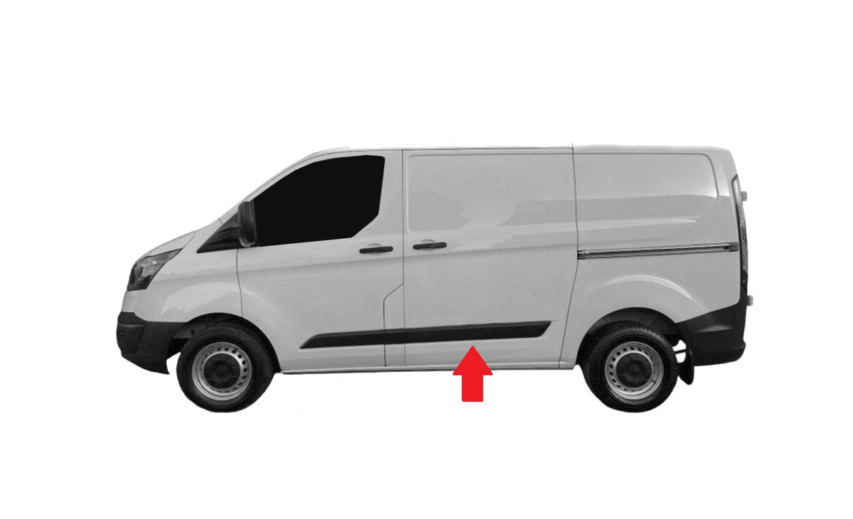 Moldura del panel trasero para pintar — FORD TRANSIT CUSTOM (desde 2013) - izquierdo