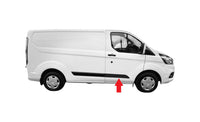 Moldura de puerta delantera, acabado negro — FORD TRANSIT CUSTOM (desde 01/2018) - derecho