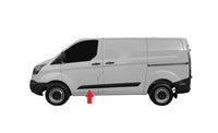 Moldura de puerta delantera, acabado negro — FORD TRANSIT CUSTOM (desde 01/2018) - izquierdo