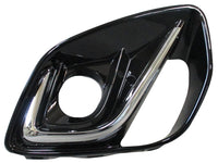 Rejilla del parachoques delantero para pintar con moldura cromada (superior antiniebla) (versión TITANIUM) — FORD PUMA (desde 09/2019) - derecho