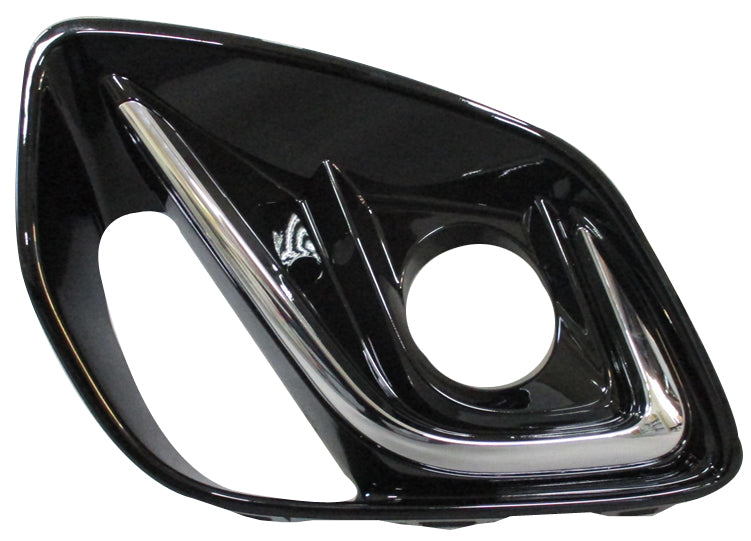 Rejilla del parachoques delantero para pintar con moldura cromada (superior antiniebla) (versión TITANIUM) — FORD PUMA (desde 09/2019) - izquierdo