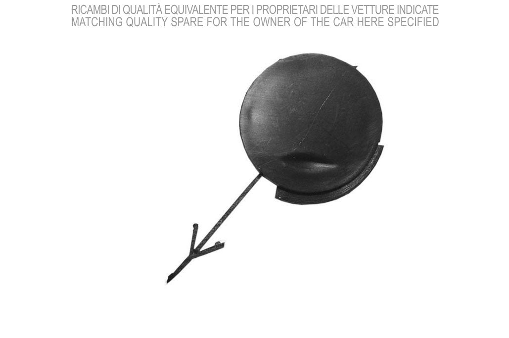 Tapa del gancho de remolque del parachoques delantero para pintar — OPEL CORSA (desde 2000)