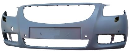 Parachoques delantero para pintar (para versión con sensores de aparcamiento) (con orificio para lavafaros) — OPEL INSIGNIA (desde 2008)