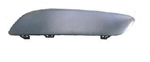Moldura del parachoques trasero, acabado negro rugoso familiar — PEUGEOT 307 (desde 2001)/(desde 2005) - izquierdo