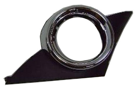 Rejilla del parachoques delantero (con marco, acabado cromado) — PEUGEOT 207 SPORT (2006–2009) - izquierdo