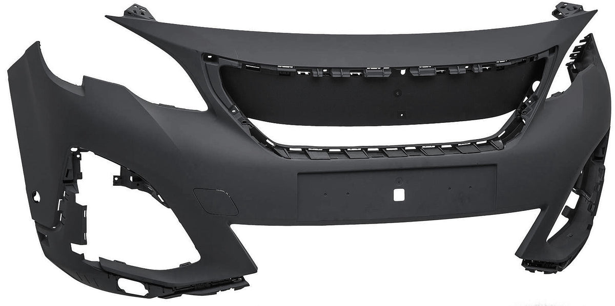 Parachoques delantero para pintar con 2 orificios para sensores (versión faros halógeno) — PEUGEOT 3008/5008 (desde 05/2016)