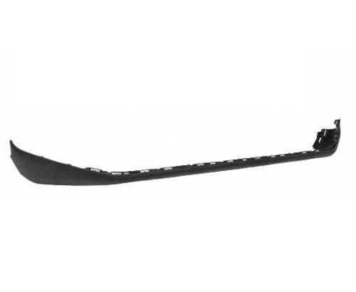 Spoiler del parachoques delantero, acabado negro con orificios para moldura — PEUGEOT 2008 (desde 08/2019)