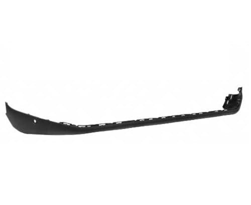 Spoiler del parachoques delantero, acabado negro con orificios para moldura con 2 orificios para sensores — PEUGEOT 2008 (desde 08/2019)