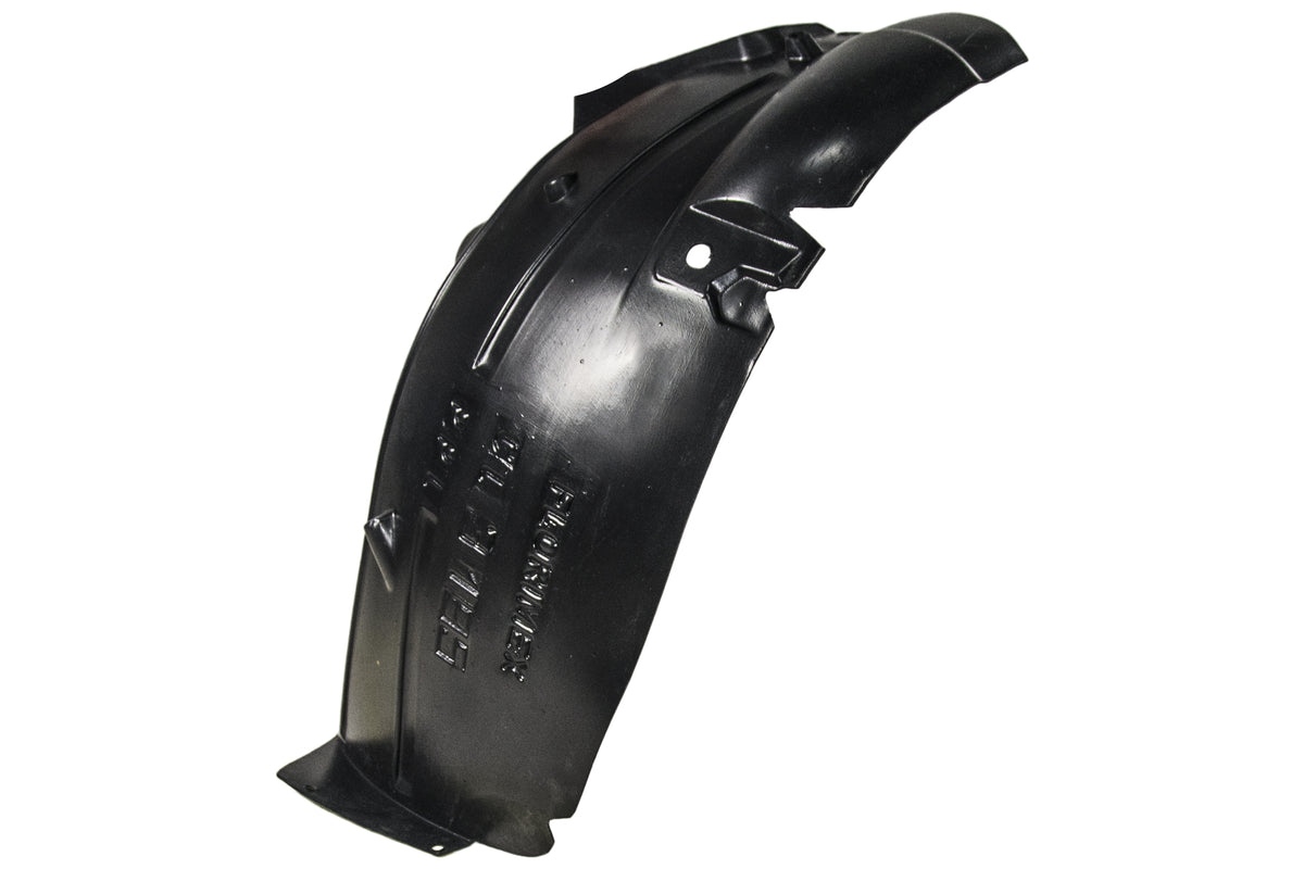 Protector del paso de rueda delantero (sección delantera) (llanta 16) — RENAULT CLIO (desde 2005) - izquierdo
