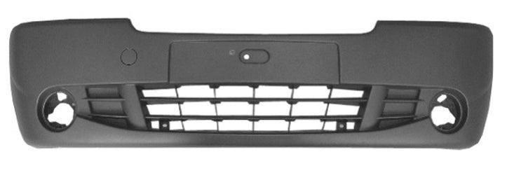 Parachoques delantero con orificios para, acabado gris — RENAULT TRAFIC/PRIMAS (desde 2006)