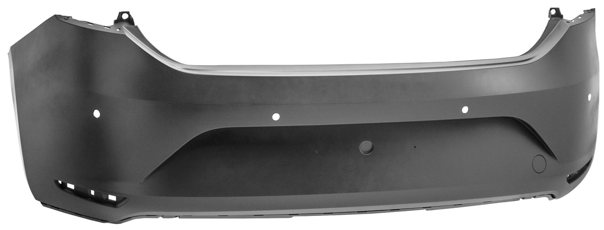Parachoques trasero para pintar (con orificio para sensores) — SEAT LEON (desde 2012)