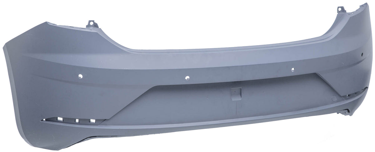 Parachoques trasero para pintar (con 4 orificio sensores) — SEAT LEON (desde 2017)