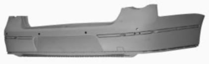 Parachoques trasero para pintar (con orificio para sensores) (sedán) — VOLKSWAGEN PASSAT (desde 2005)