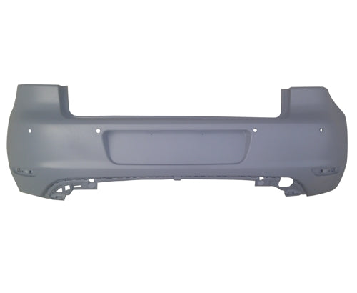Parachoques trasero para pintar (para versión con sensores de aparcamiento) — VOLKSWAGEN GOLF (desde 2008)