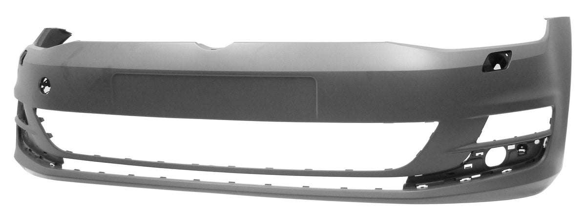 Parachoques delantero para pintar con orificios para lavafaros — VOLKSWAGEN GOLF VII (desde 2013)