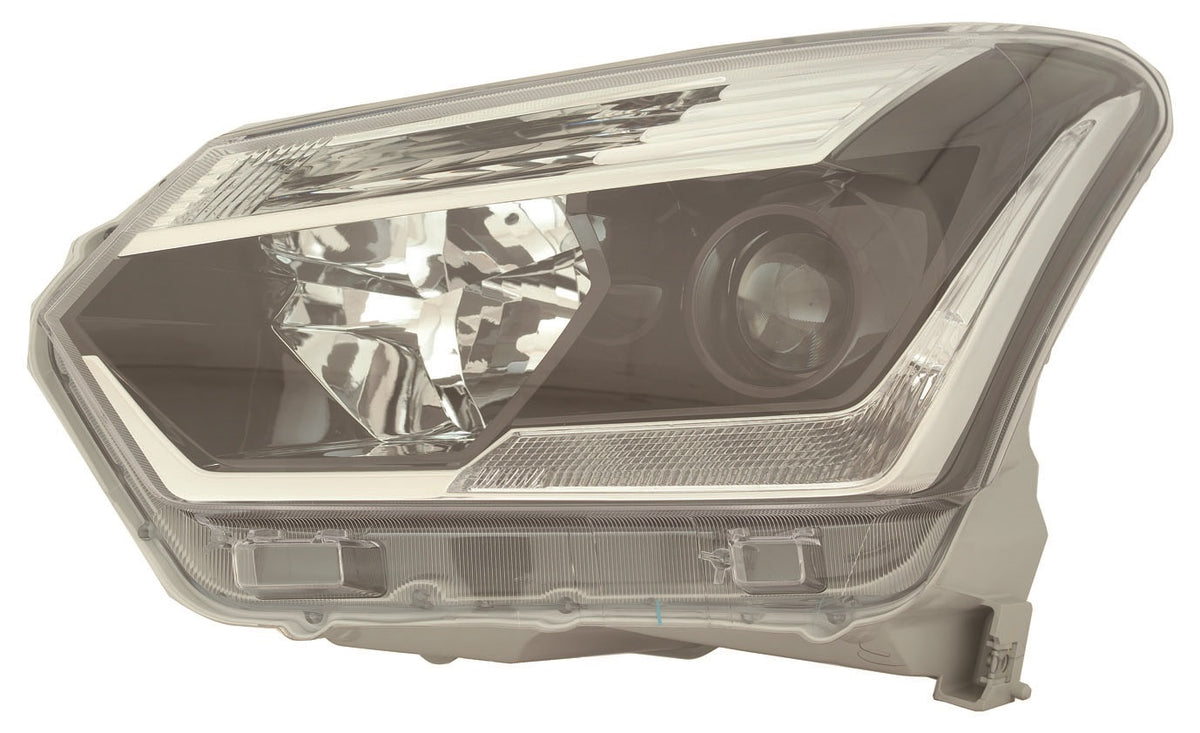 Faro con regulación eléctrica y motor (H11/HB3/WY21W/LED) — ISUZU D-MAX (desde 2016) — izquierdo