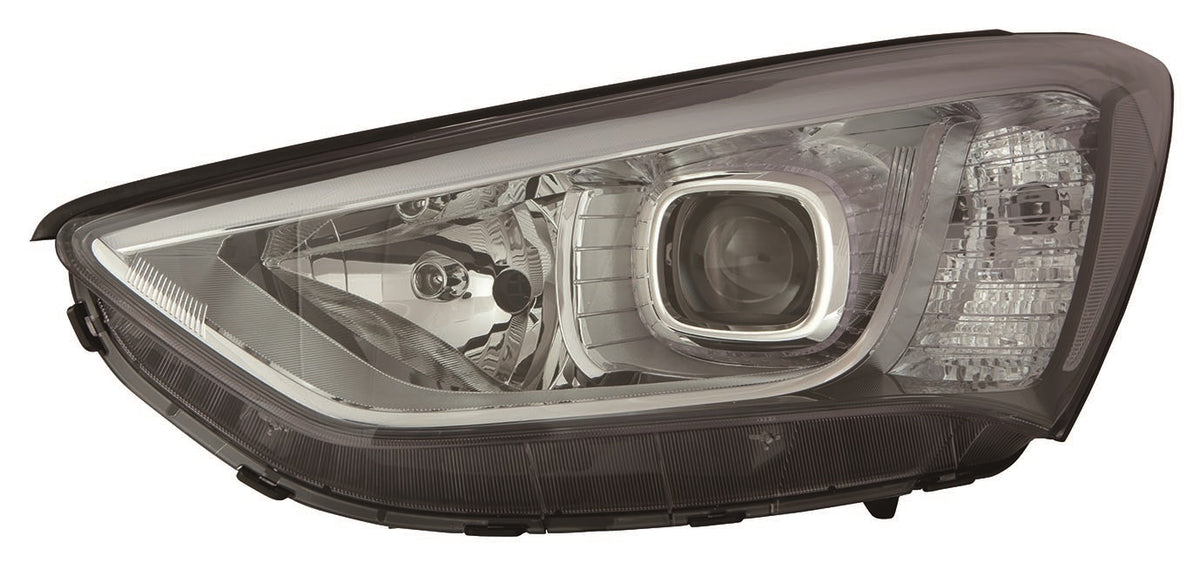 Faro con regulación eléctrica H7/H7/LED — HYUNDAI SANTA FE (desde 2013) - izquierdo