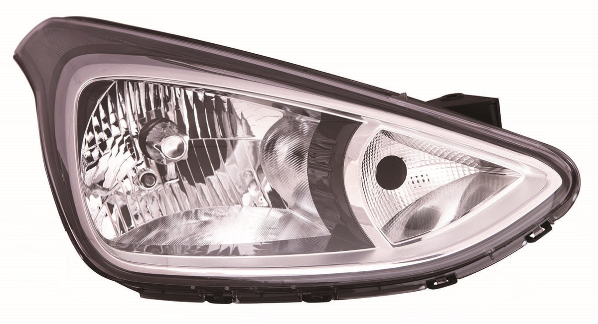 Faro con regulación eléctrica e interior negro H4/H7 — HYUNDAI I10 (desde 2013) - derecho