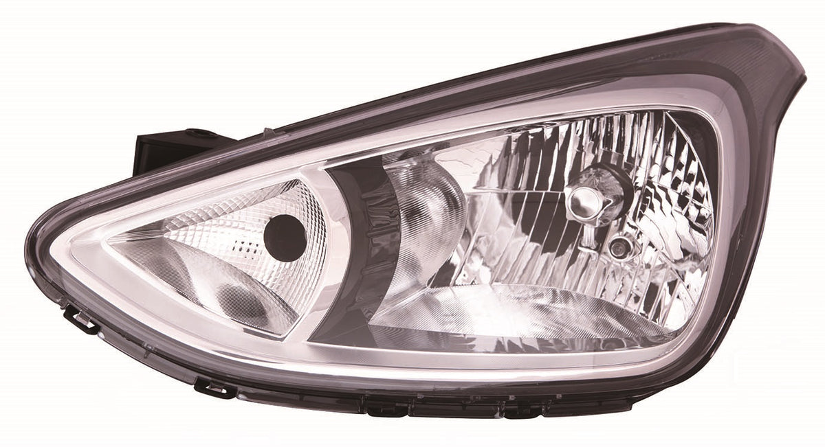 Faro con regulación eléctrica e interior negro H4/H7 — HYUNDAI I10 (desde 2013) - izquierdo