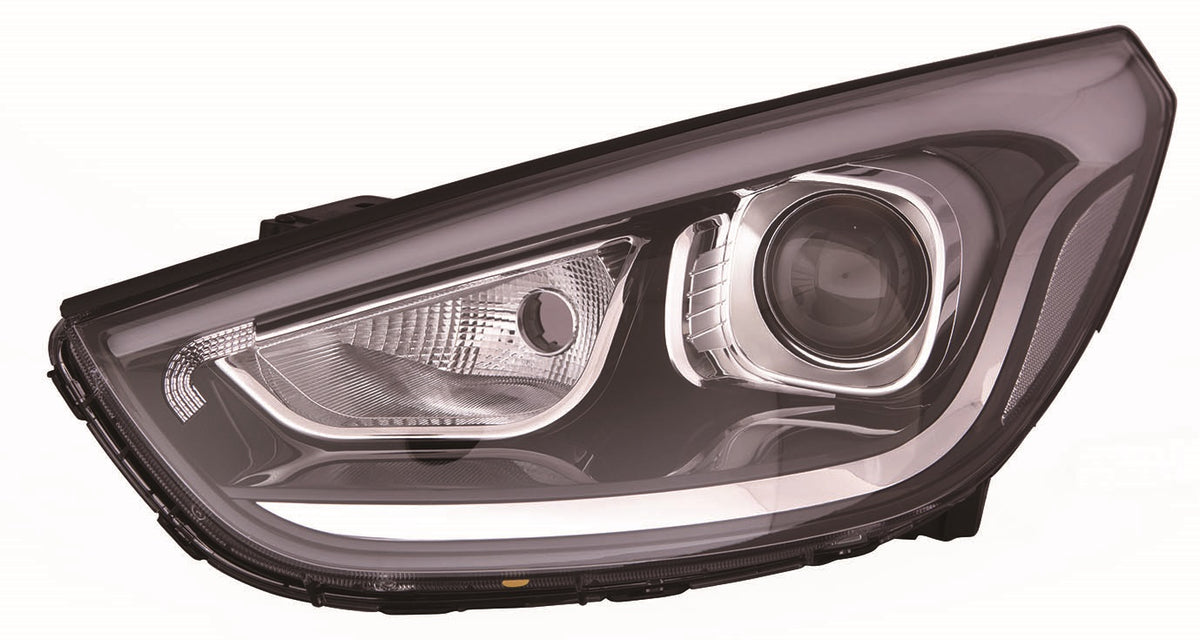 Faro con regulación eléctrica HIR2/LED — HYUNDAI IX35 (desde 2013) - izquierdo