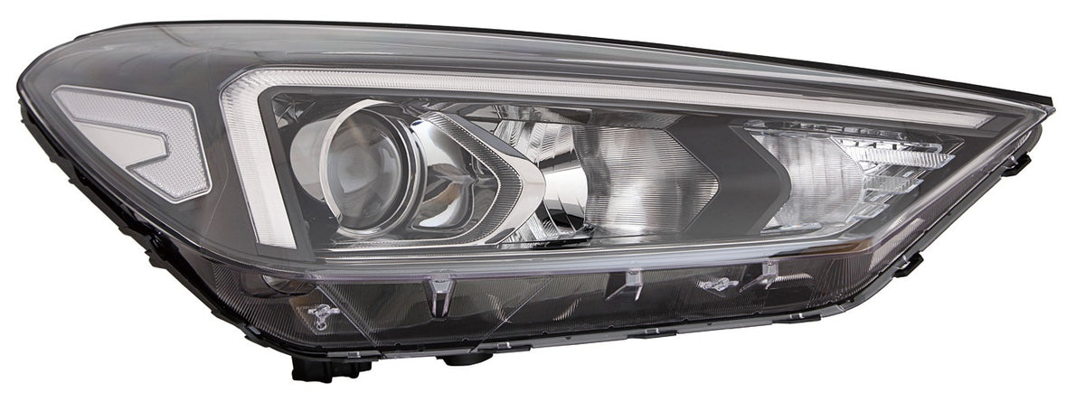 Faro con regulación eléctrica y motor H7/HB3/PY21W/LED — HYUNDAI TUCSON (desde 08/2018) - derecho