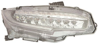 Faro LED con regulación eléctrica, motor e interior negro — HONDA CIVIC (desde 2017) - derecho