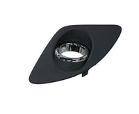 Rejilla cromada/negra del parachoques delantero con orificio para faro — KIA CEED (desde 2007) - izquierdo