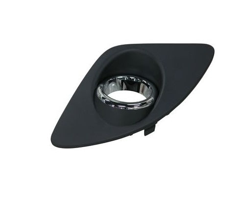 Rejilla cromada/negra del parachoques delantero con orificio para faro — KIA CEED (desde 2007) - izquierdo
